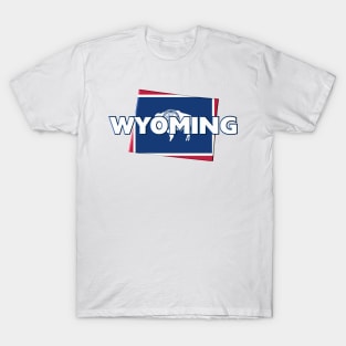 Wyoming Colored State T-Shirt